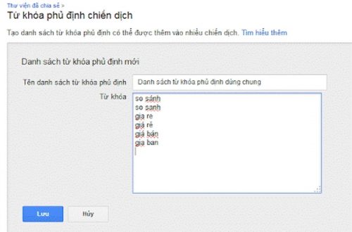 từ khóa phủ định là gì 1